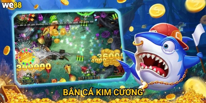 Bắn Cá Kim Cương We88 có những phần thưởng kim cương nào? 3 Bắn Cá Kim Cương