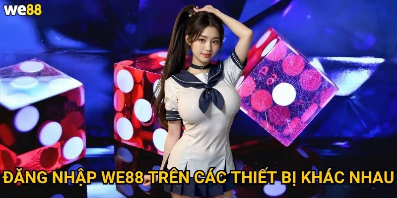 Đăng nhập We88 trên các thiết bị khác nhau