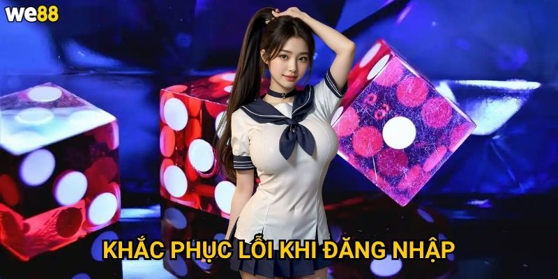 Khắc phục lỗi khi đăng nhập